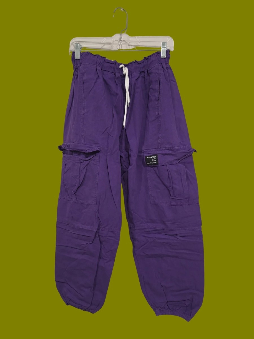 Vintage Purple Men's Cargo Pants